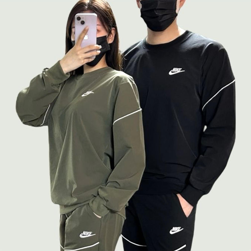 나이키 파이핑 맨투맨
