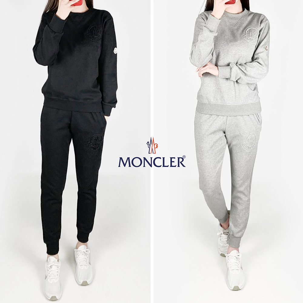 몽클레어 엠보 맨투맨 세트 / 남여