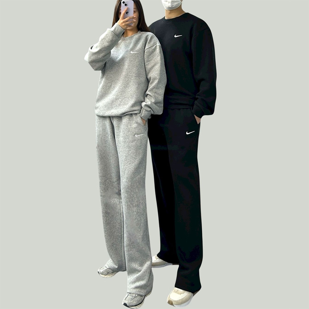 나이키 자수 로고 기모 세트