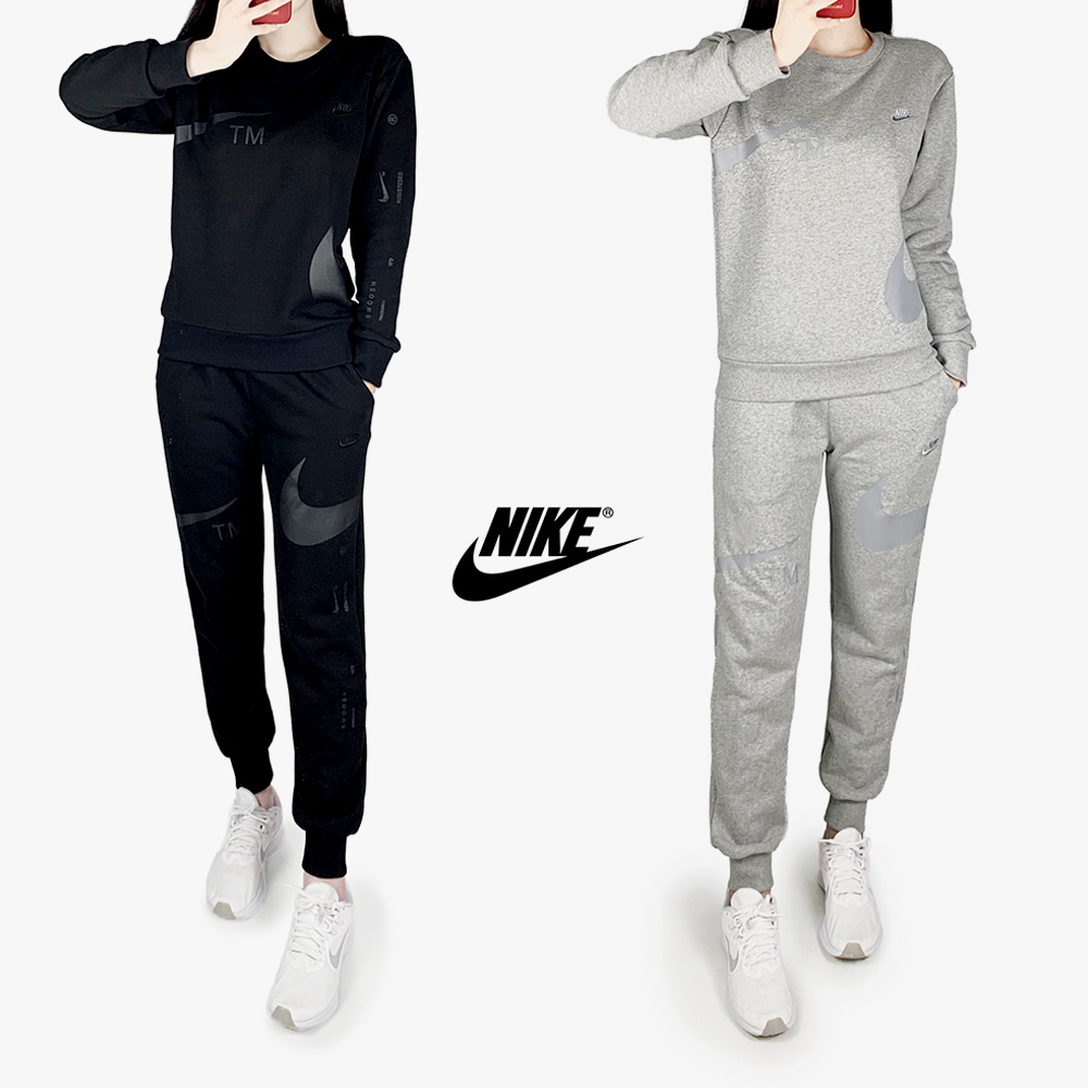 나이키 쭈리 나염 자수 맨투맨 세트 / 남여