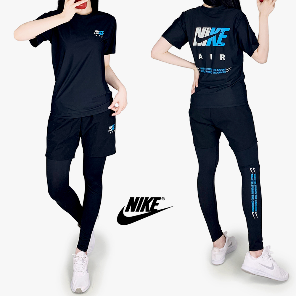 나이키 AIR 반팔 반바지 레깅스 세트 / 남여