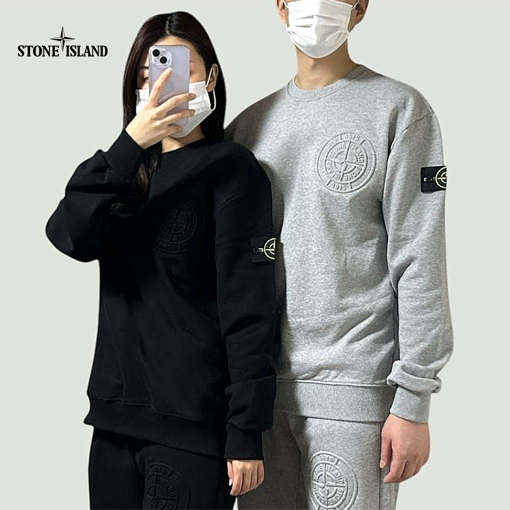 스톤아일랜드 엠보 맨투맨