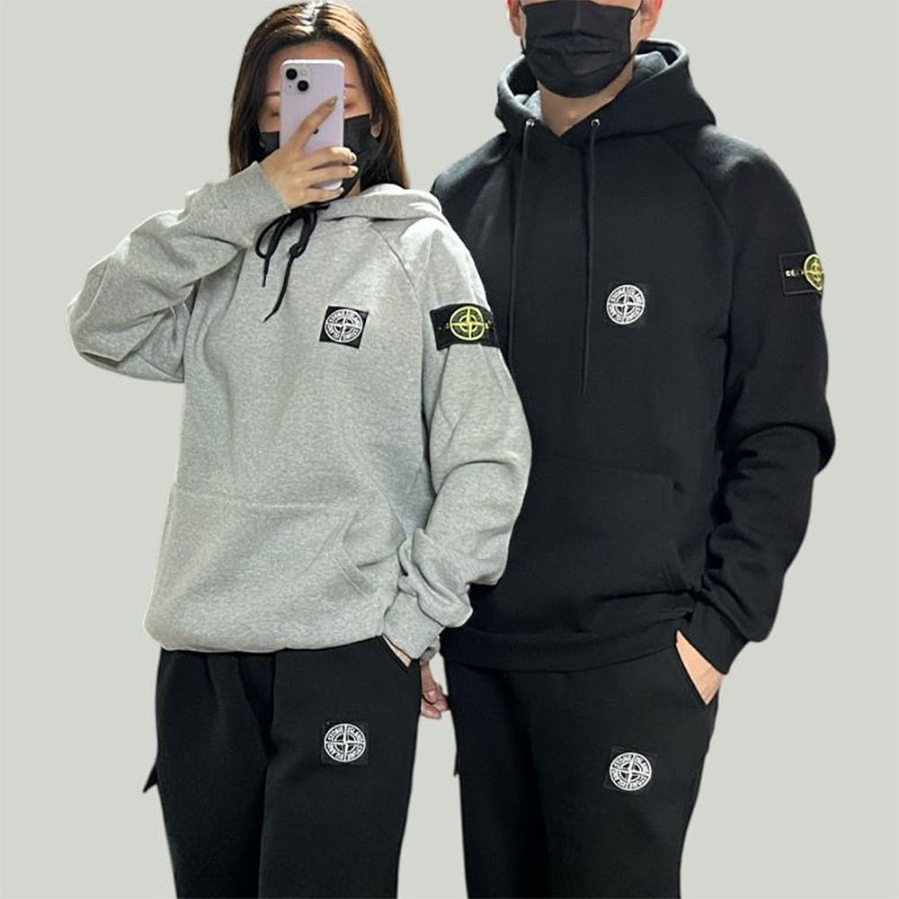 스톤아일랜드 쭈리 기모면 후드티