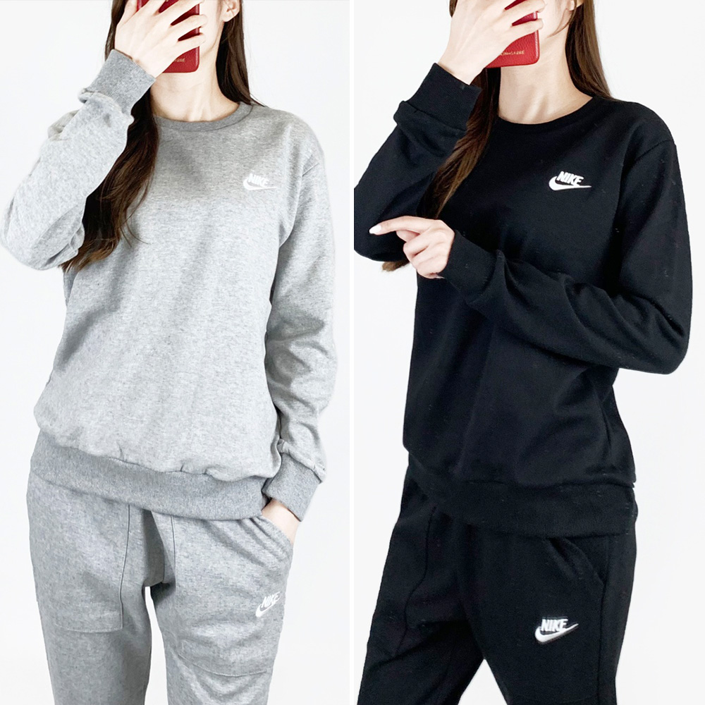 나이키 자수 로고 기모 맨투맨 / 남여