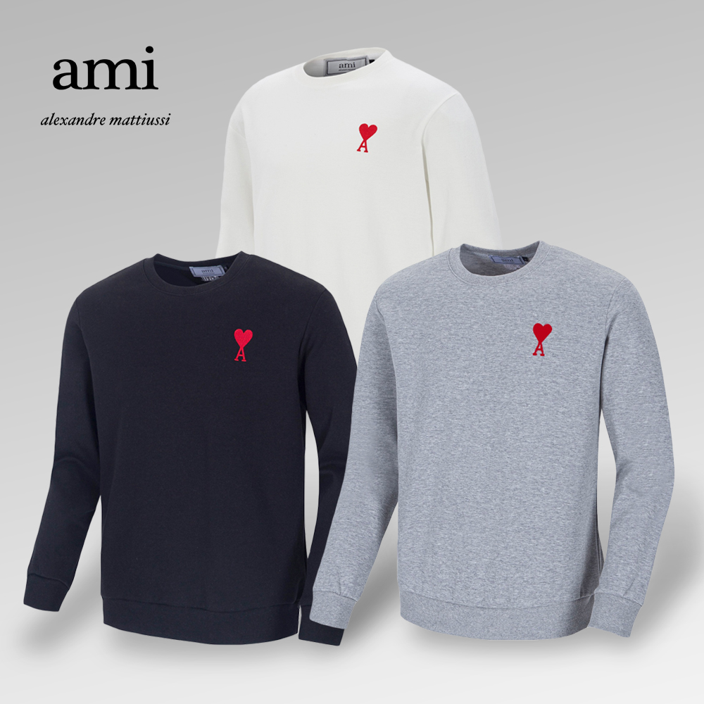 아미 특기모 스몰 로고 맨투맨