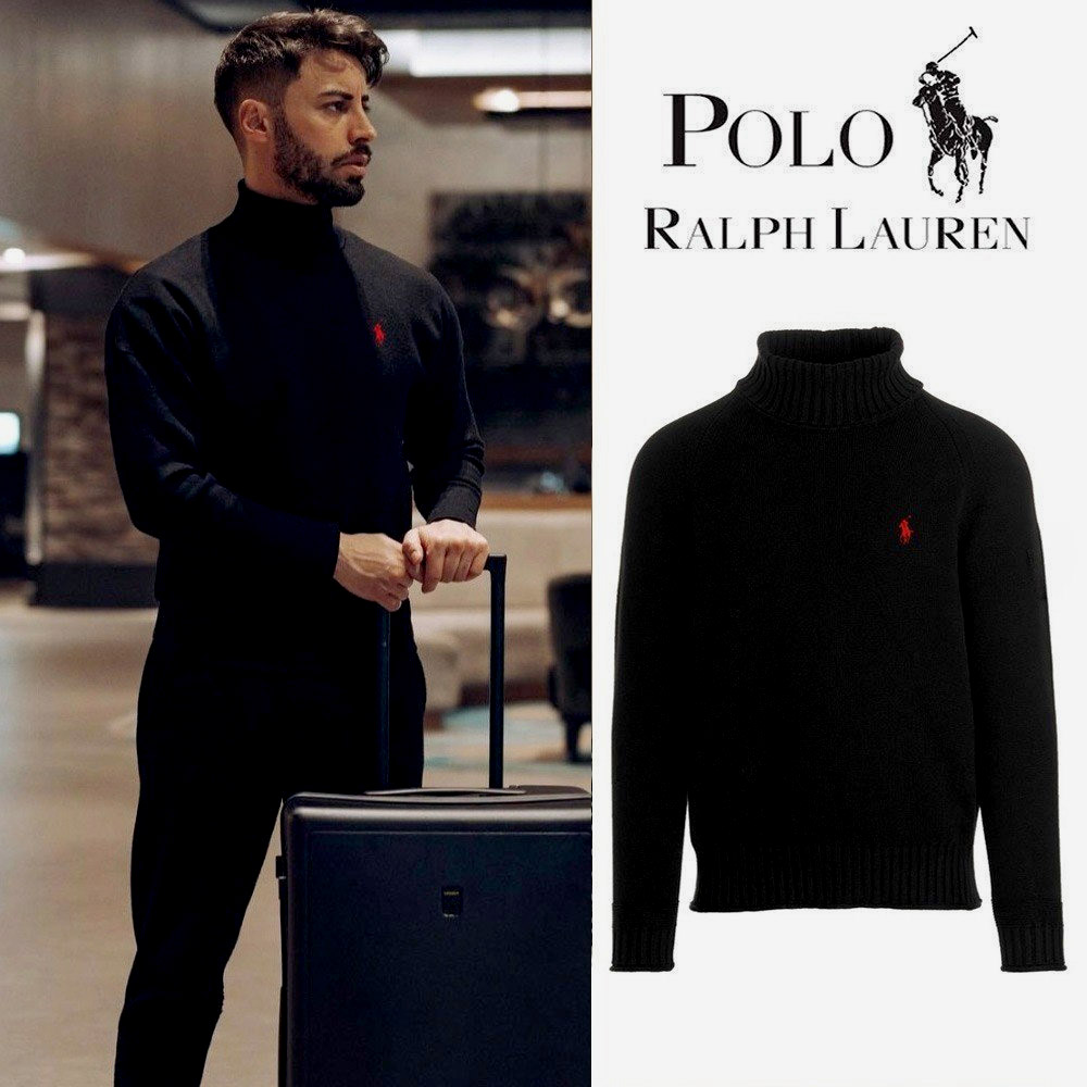 폴로 터틀넥 폴라 니트