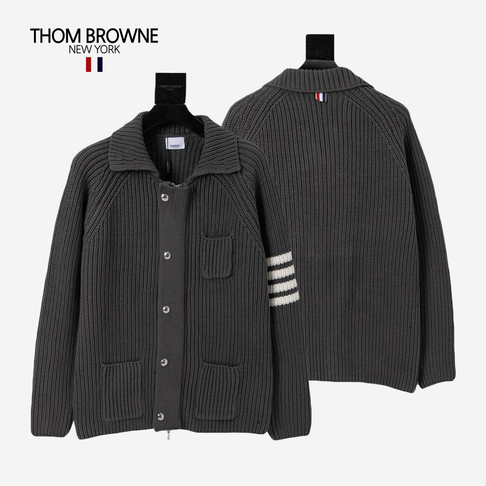 TB 4바 울 니트 가디건