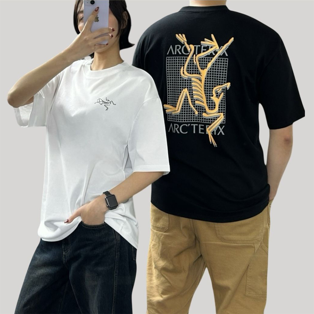 AT 아크멀티 버드 오버핏 CP 면 반팔