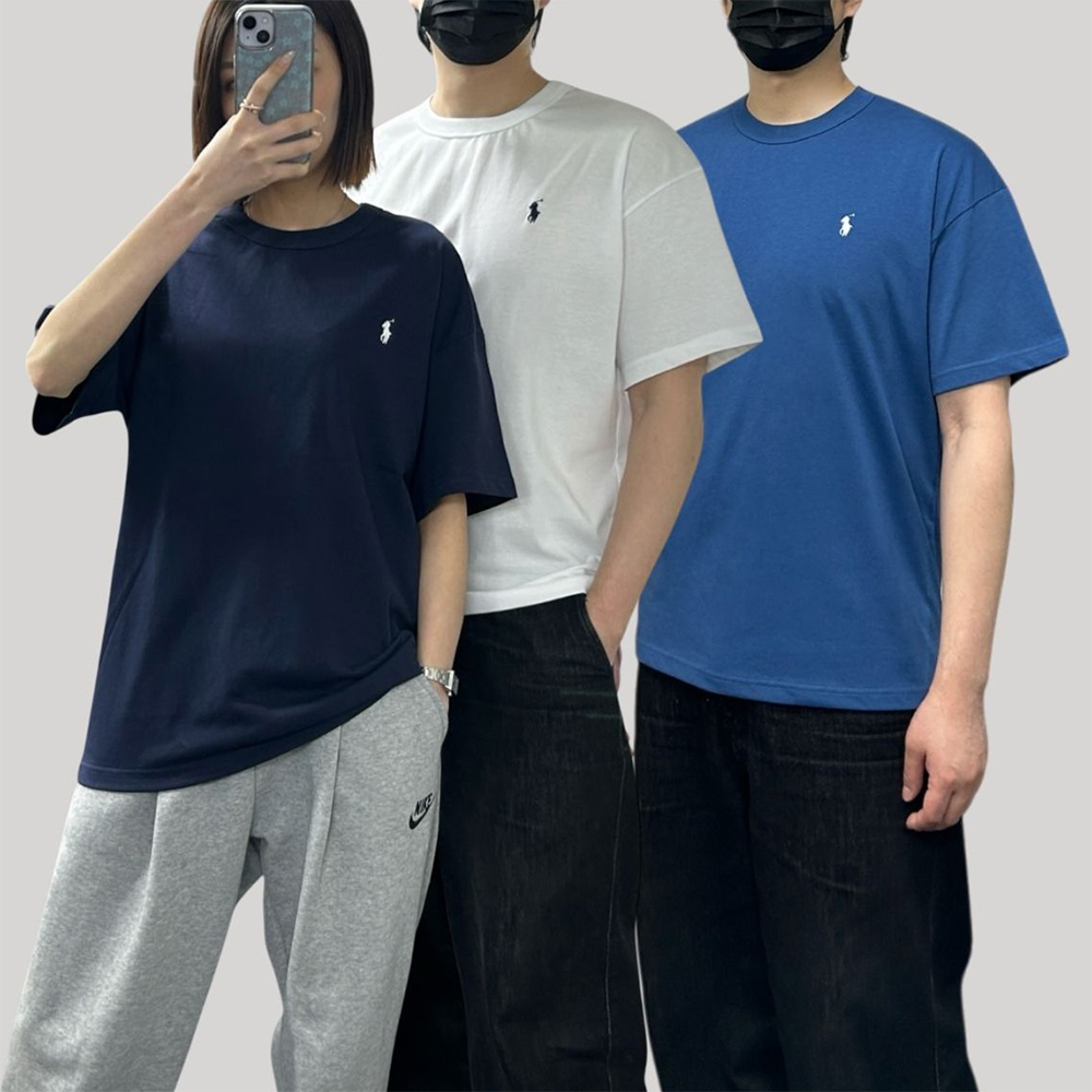 폴로 랍빠 자수 반팔티