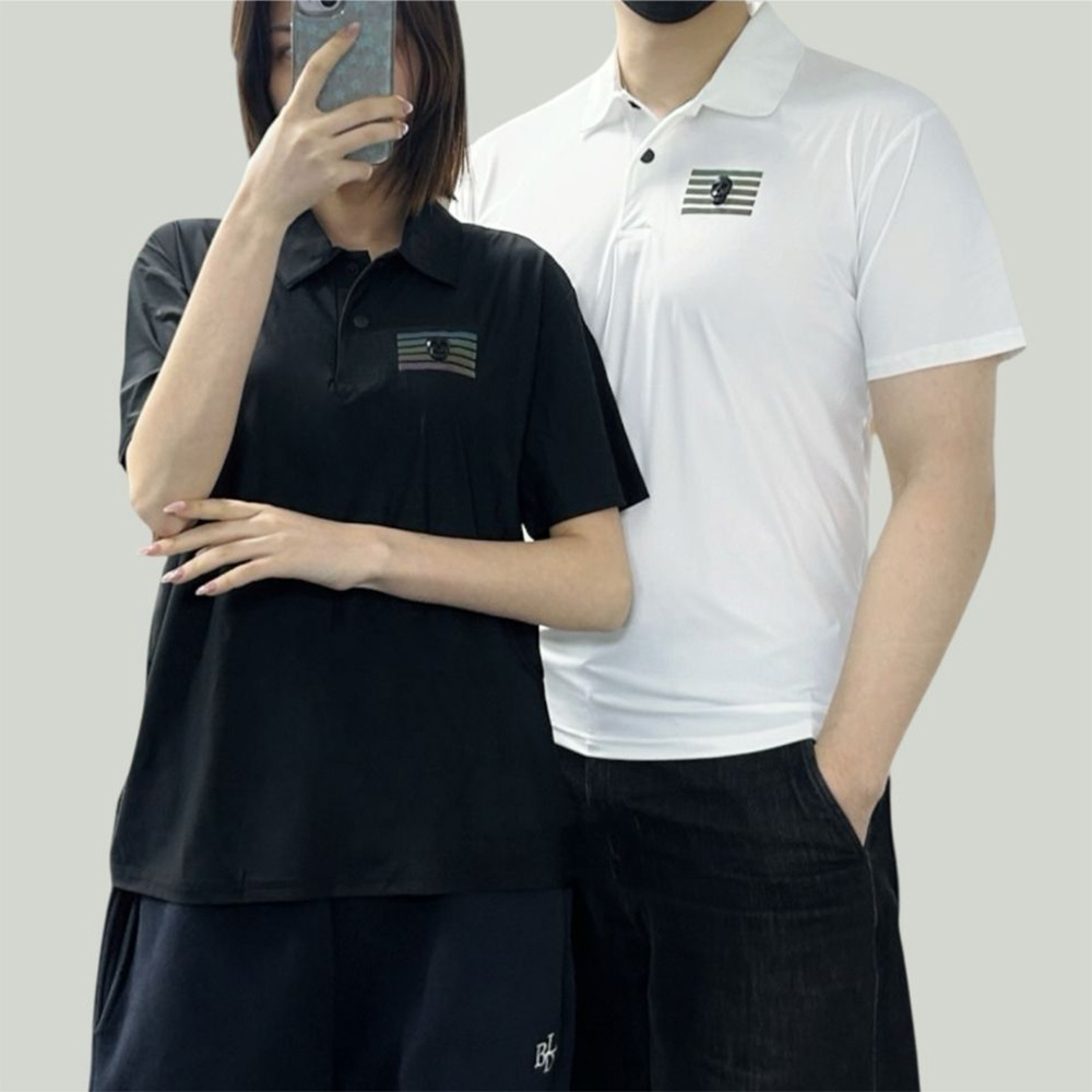AC 기능성 아이스 스판 카라 반팔티 